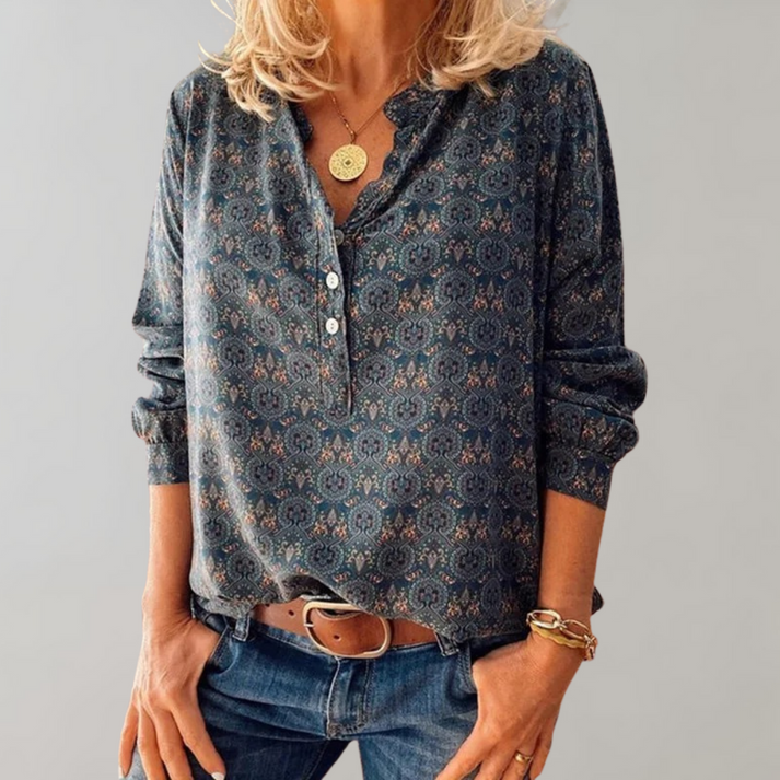 Vintage-damenblauw