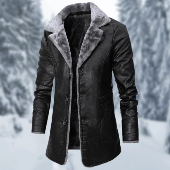 Lucian - warme fleece winterjas voor heren
