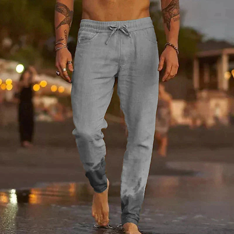 Vrijetijdsbroek van linnen voor heren - Jaxx