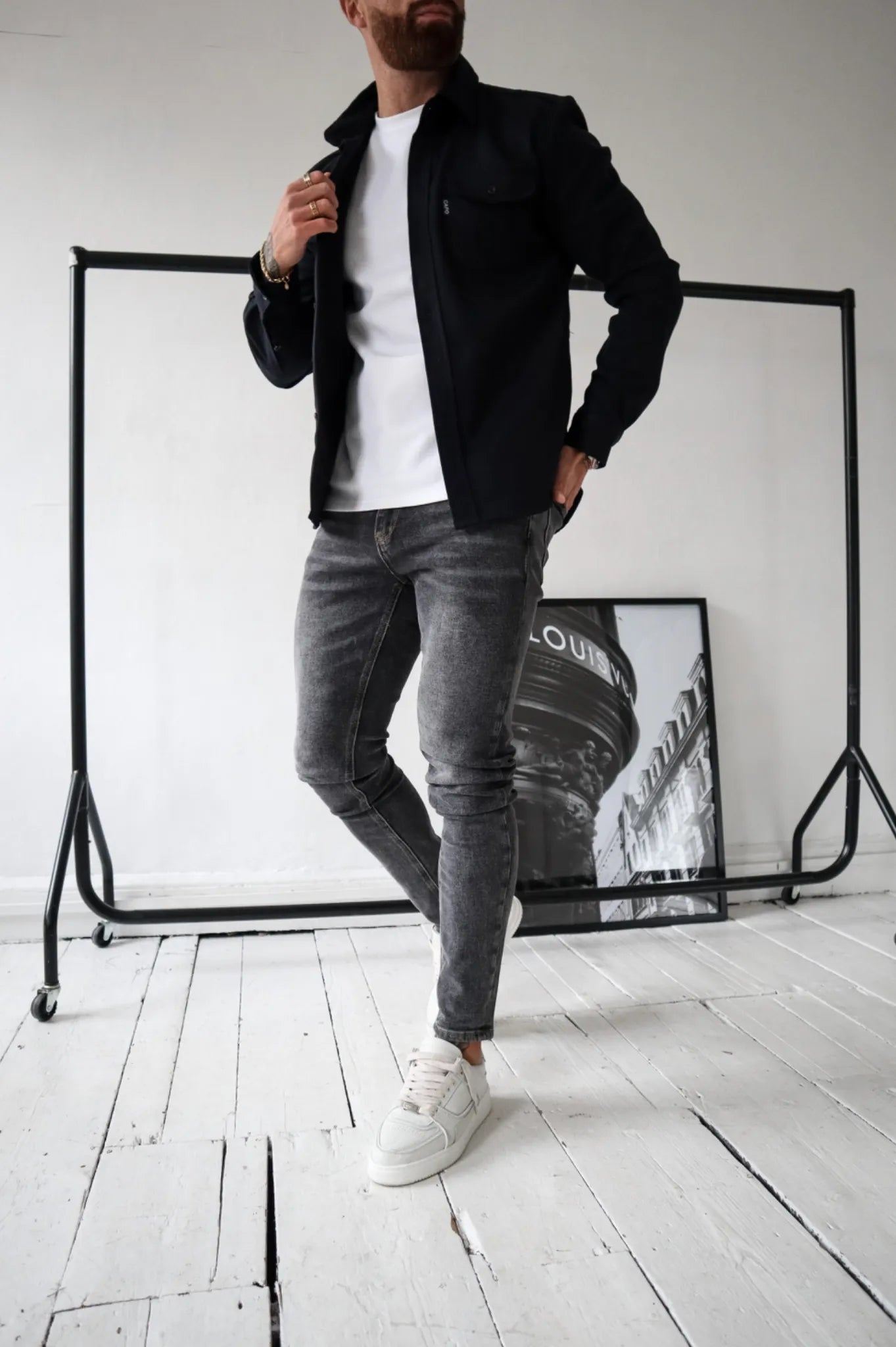 Modern overshirtjack voor heren - Azan