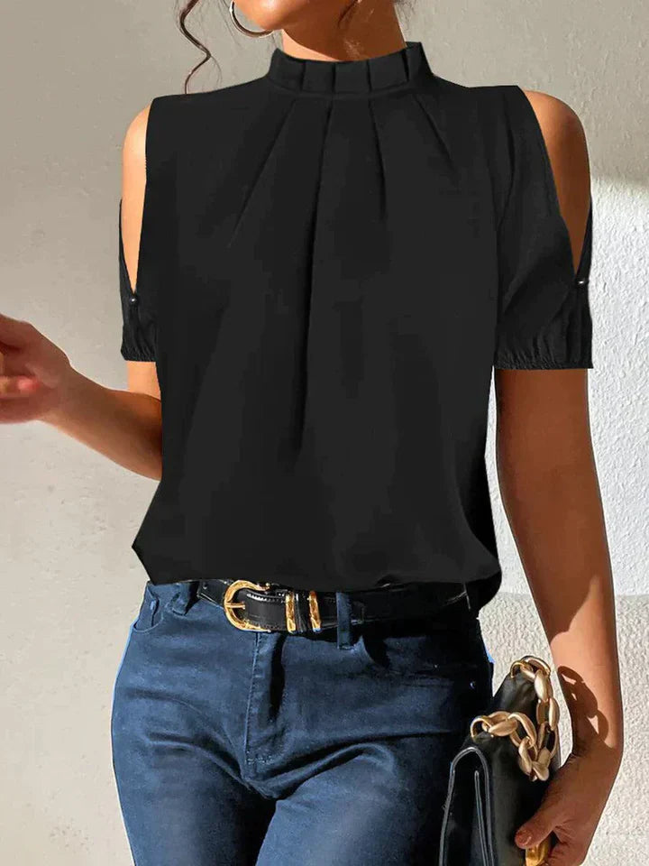 Isabella | Stijlvolle Open Schouder Blouse