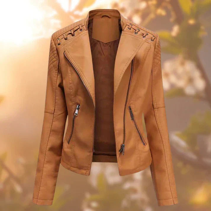 Leren jas voor dames - Hal