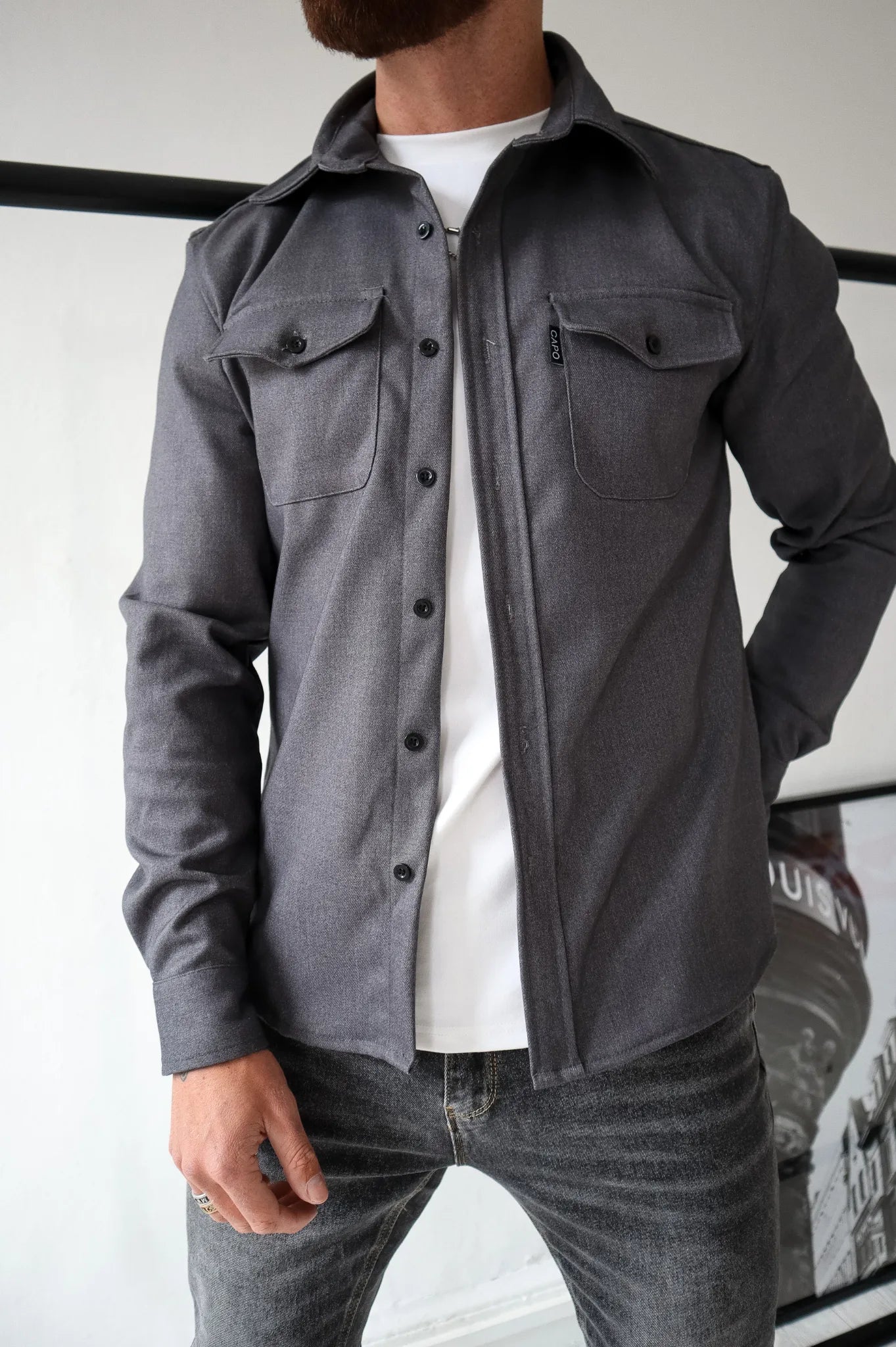 Modern overshirtjack voor heren - Azan