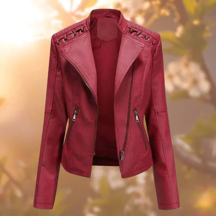 Leren jas voor dames - Hal