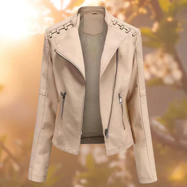 Leren jas voor dames - Hal