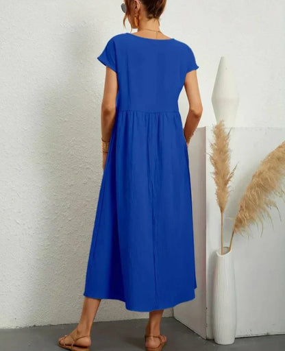 Ruby | elegante basic katoenen jurk