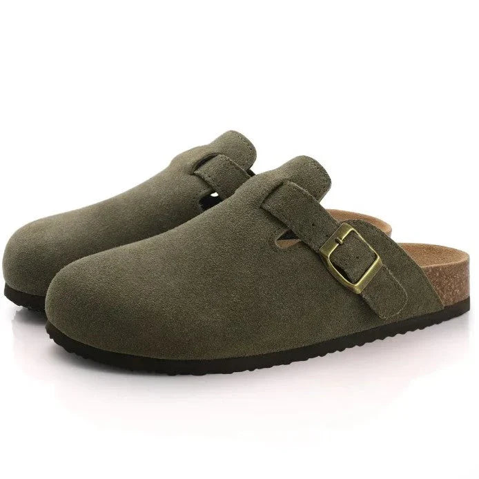 Premium unisex leren boston-sandalen: stijl en kwaliteit in één