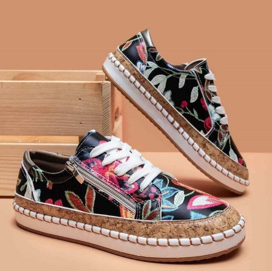 Santorini bloemen sneaker trend der seizoen