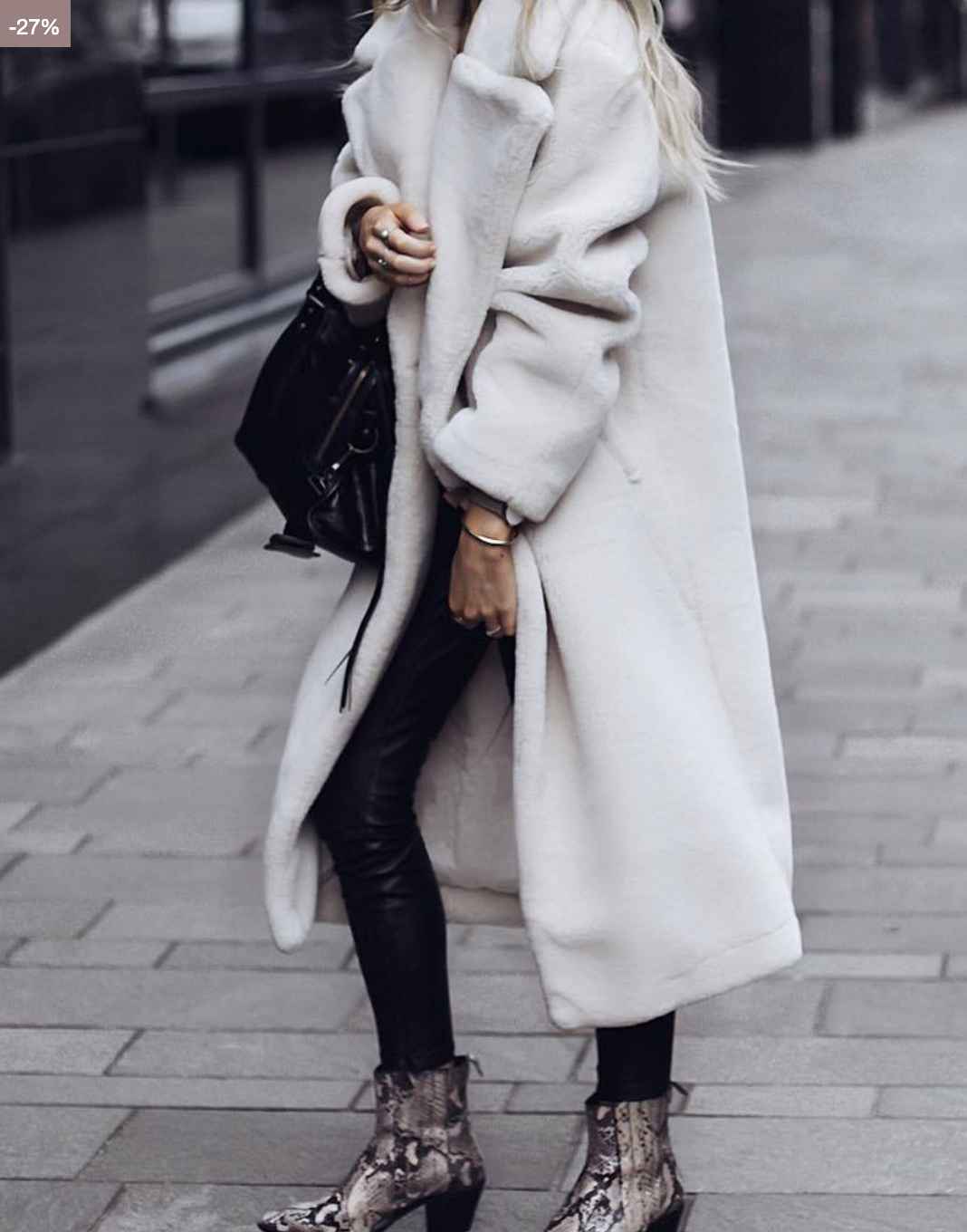 Carlaa - ongelooflijk stijlvolle warme designer winterjas