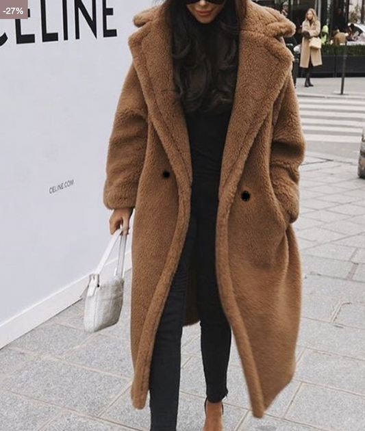 Carlaa - ongelooflijk stijlvolle warme designer winterjas