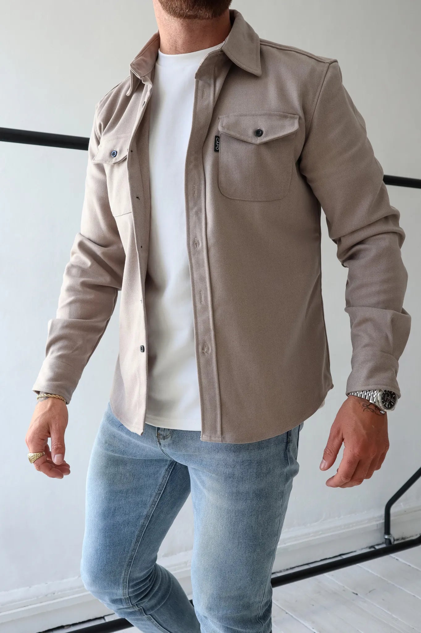 Modern overshirtjack voor heren - Azan