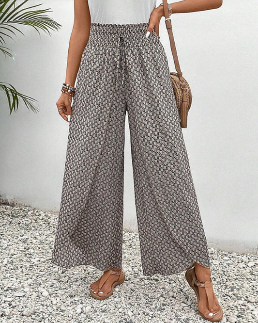 Sapphira | damesbroek met geometrische print