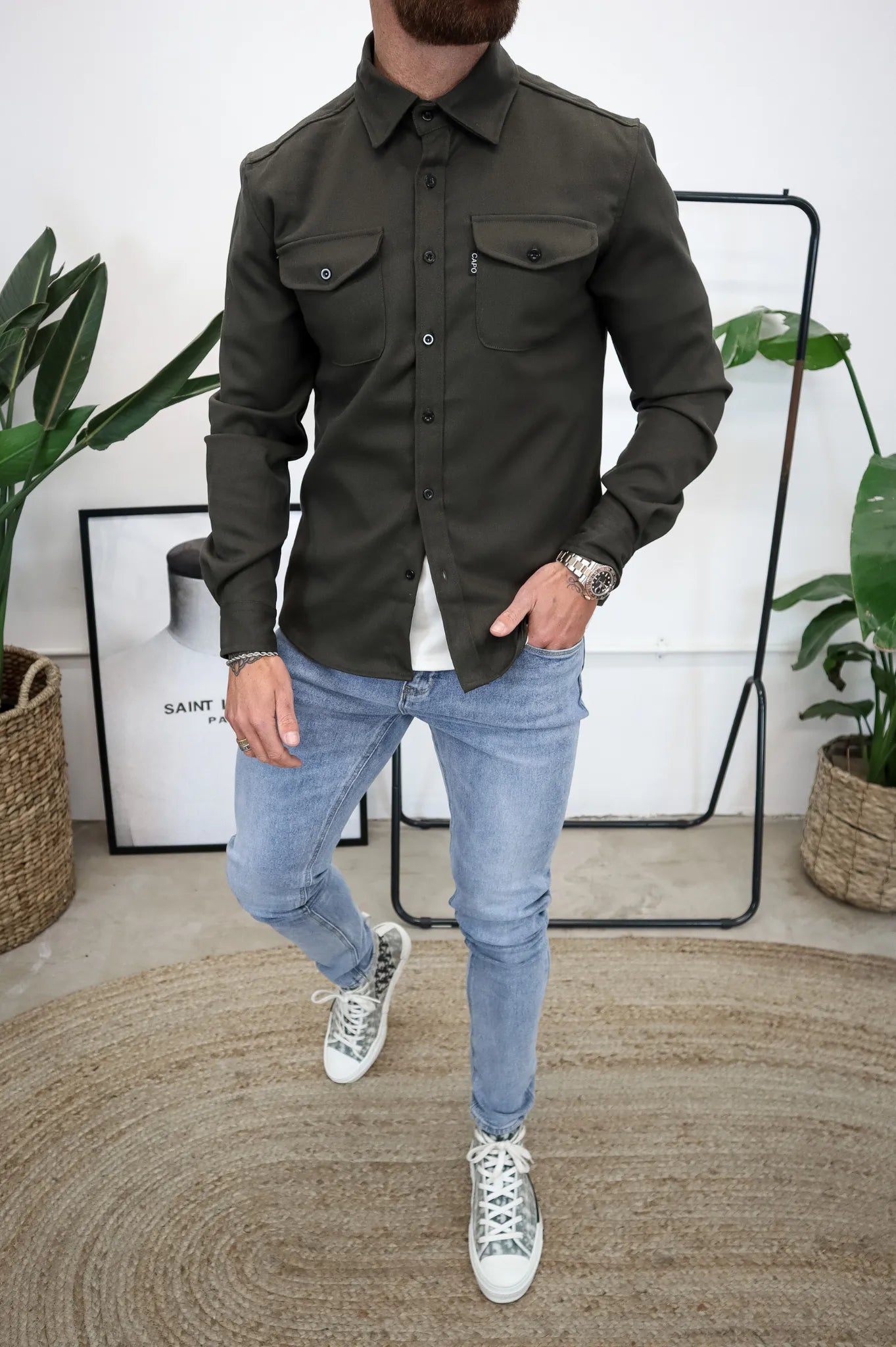 Modern overshirtjack voor heren - Azan