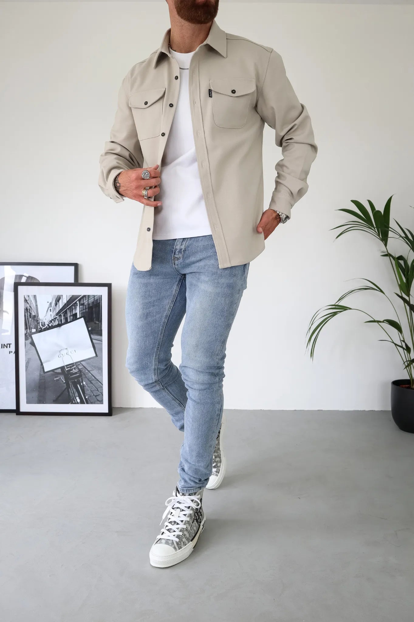 Modern overshirtjack voor heren - Azan
