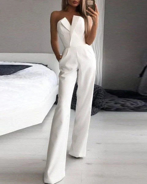Melia - mouwloze jumpsuit