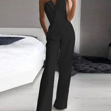 Melia - mouwloze jumpsuit