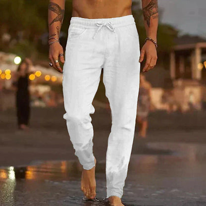 Vrijetijdsbroek van linnen voor heren - Jaxx